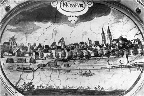 Moosburg um 1590, Deckenfresko des Hans Donauer im Antiquarium der Residenz in M�nchen