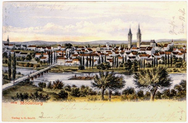 Gru� aus Moosburg, Postkarte 1904
