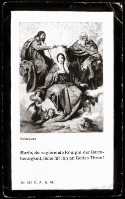 Moosburg, Sterbebildchen Max Braun, *16.10.1860 †16.08.1919