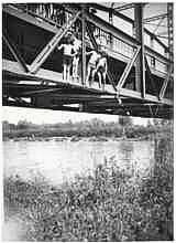 Isarbr�cke, Badevergn�gen 1940