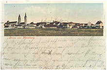 Moosburg Fronngerstrasse, Postkarte um 1900