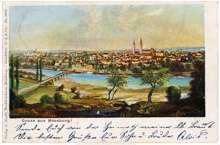 Gru� aus Moosburg, Postkarte 03.04.1902