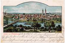 Gru� aus Moosburg, Postkarte 24.08.1901
