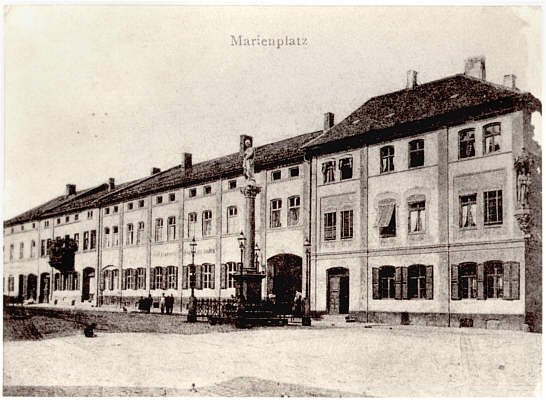 Marienplatz, Oberer Marktplatz, heute Stadtplatz um 1910