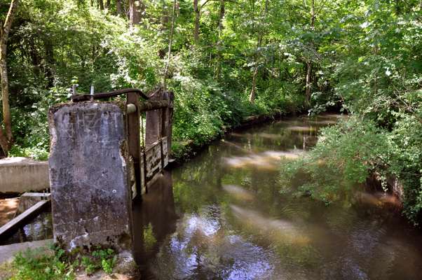 Alte Mhlbachschleuse im Bonauer-Wald (2014)