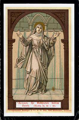 Sterbebildchen Ursula Daimer *1880 †1906