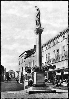 Moosburg, Postkarte Anfang der 1960er