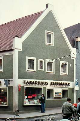 Stadtplatz Ecke Plan, heute Stadtplatz HausNr 1, Tabakhaus Kiermaier