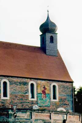 Moosburg St. Michael, Friedhofskirche an der M�nchnerstrasse, nach 1980