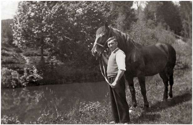 Mhlenbesitzer Engelbert Kutscher, *07.08.1906 †01.12.1988 Beslmhle. in den 40ern