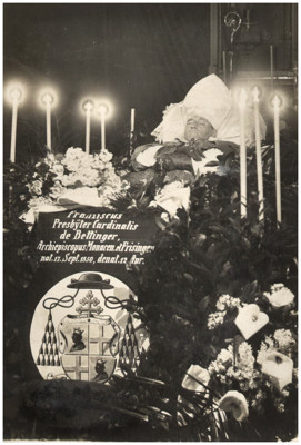 Aufgebahrt Franziskus Kardinal von Bettinger