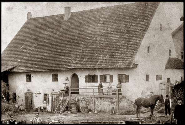 M�nchnerstrasse Stanglmaier-Anwesen, um 1890