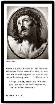 Sterbebildchen Georg H�gl, *25.02.1888 †10.08.1918