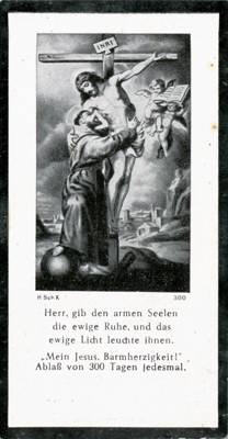 Sterbebildchen Nikolaus Pusl, *1894 †1956