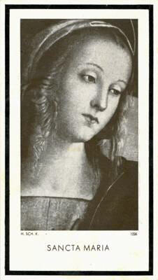 Sterbebildchen Maria Stuckenberger, *1895 †1965