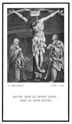 Sterbebildchen Martin Lobmayer, *1872 †1960