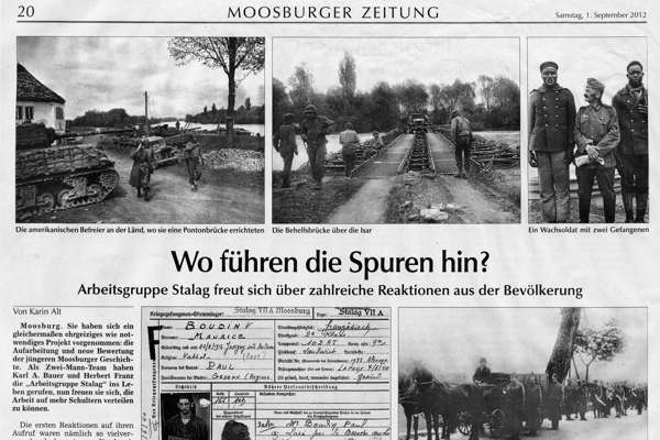 AG Stalag VII A - Ein riesengro�es Puzzle, MZ online vom 01.08.2012