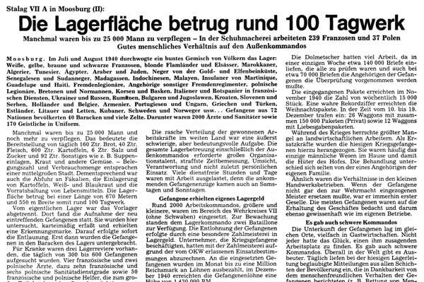 Die Lagerfl�che betrug rund 100 Tagwerk (II), MZ 1982