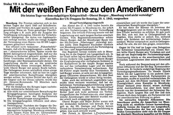 Mit der wei�en Fahne zu den Amerikanern (IV), MZ 1982