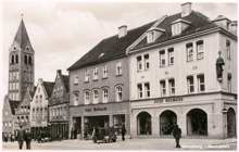 Stadtplatz 1938, Blick von der Mariens�ule zum M�nster