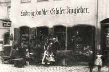 Stadtplatz um 1900, Ludwig Hudler