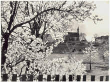 Blick von der Bahnhofstrasse zu St. Michael