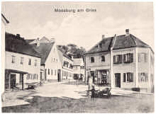 Moosburg, Auf dem Gries, Postkarte 1900