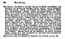Beschreibung von Moosburg - 1832
