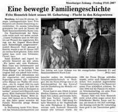 Familiengeschichte zum 80sten, MZ 19.01.2007