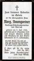 Sterbebildchen Marg. Baumgartner, *1866 †1937