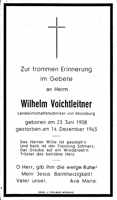 Sterbebildchen Wilhelm Voichtleitner, *23.06.1908 †14.12.1963