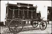 Leichenwagen von Josef Beisl, Autovermietung, 1920er Jahre