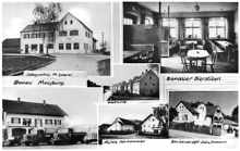 Moosburg Bonau, Postkarte 1955