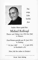 Sterbebildchen H.H. Michael Ronagl, *18.06.1887 †04.07.1970