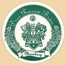 Drei Rosen Bräu GmbH Moosburg, Bierdeckel