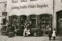 Stadtplatz um 1900, Ludwig Hudler