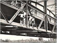 Isarbr�cke, Badevergn�gen 1940