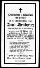 Anna Steinberger, 1945
