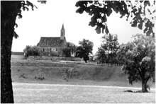 Blick von der Bahnhofstrasse zu St. Michael
