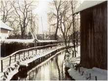 Moosburg, am Mhlbach Winter 1940