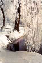 Moosburg, am Schleiferbach Winter 1940