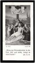 Sterbebildchen Walburga Rusch *1849 †1920