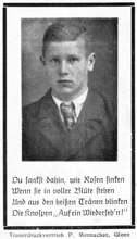 Sterbebildchen Ludwig Lenz †29.04.1945