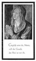 Sterbebildchen Ursula S��meier, *1894 †1949