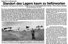 Standort des Lagers kaum zu bef�rworten (I), MZ 1982