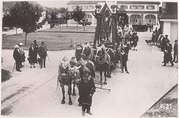 Tonwerk Moosburg, Festwagen 1927