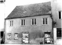 Moosburg Weingraben Haus Nr. 6, 1984 kurz vor dem Abbruch