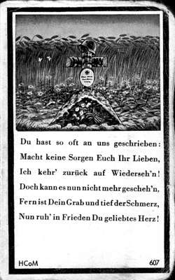 Sterbebildchen Isidor St�ber 1945