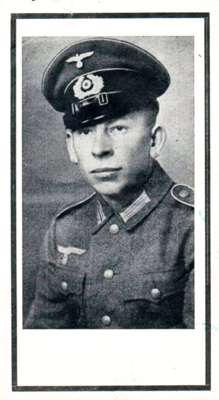 Sterbebildchen Korbinian M�ller, *08.03.1922 †08.08.1942