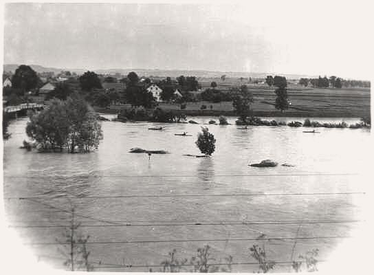 Volkmannsdorf, Hochwasser 1952